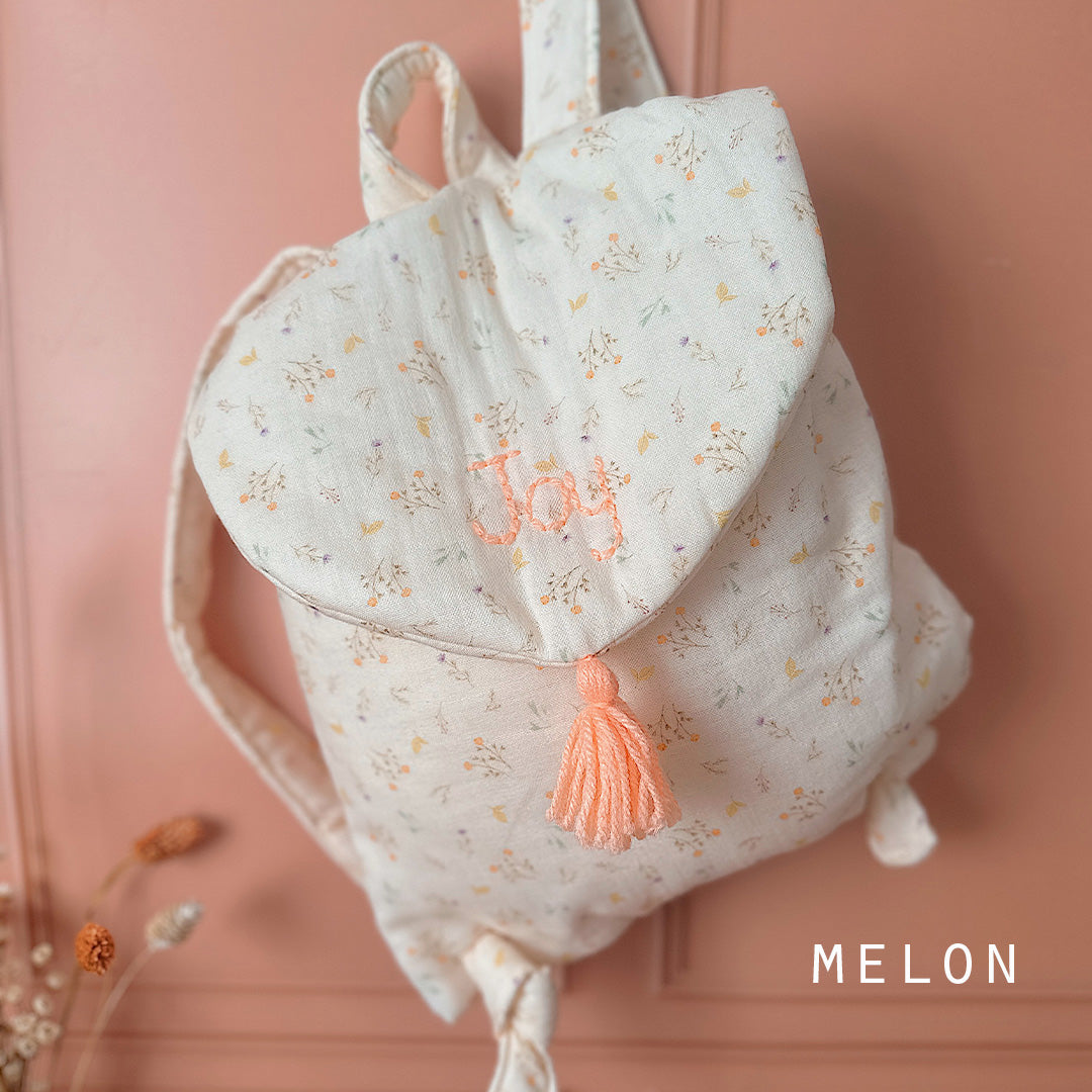 Mon premier sac à dos - Motif Fleurs des champs