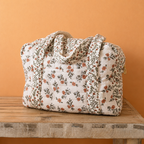 Sac à langer personnalisé – Matelassé motif Fleuri