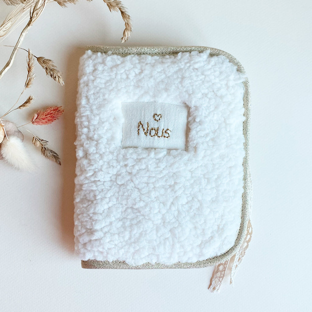 Album Photo de Naissance Personnalisé - Sherpa écru