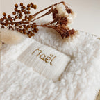 Album Photo de Naissance Personnalisé - Sherpa écru