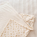 Ma Cape de bain XXL personnalisée en micro éponge de bambou - Motifs Citrons