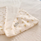 Ma Cape de bain XXL personnalisée en micro éponge de bambou - Motifs Citrons