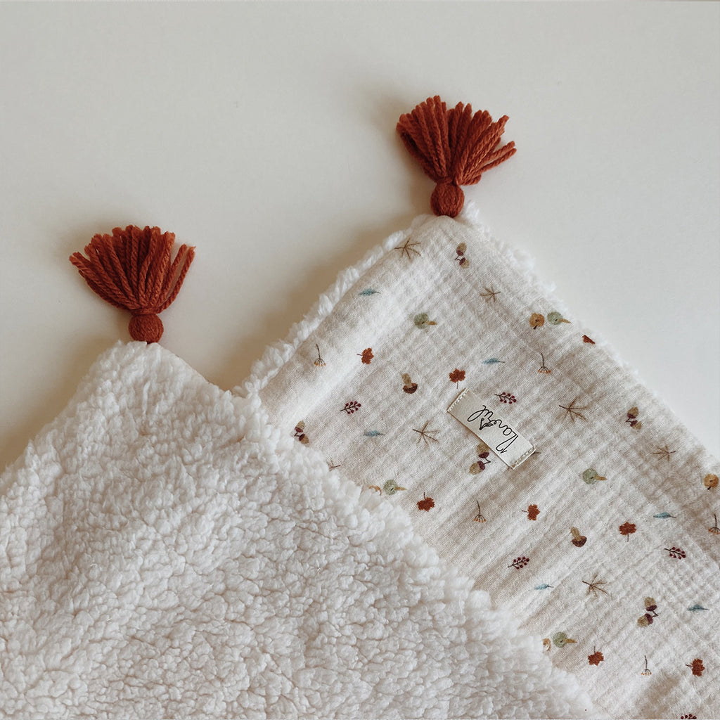 Ma petite couverture demie saison - Motif d'automne