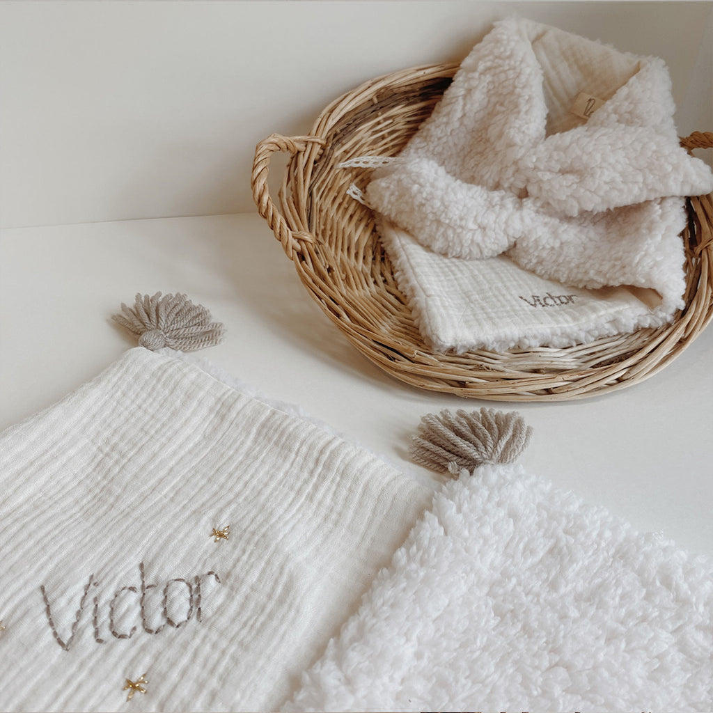 Ma première couverture unie - spéciale demie saison Sherpa