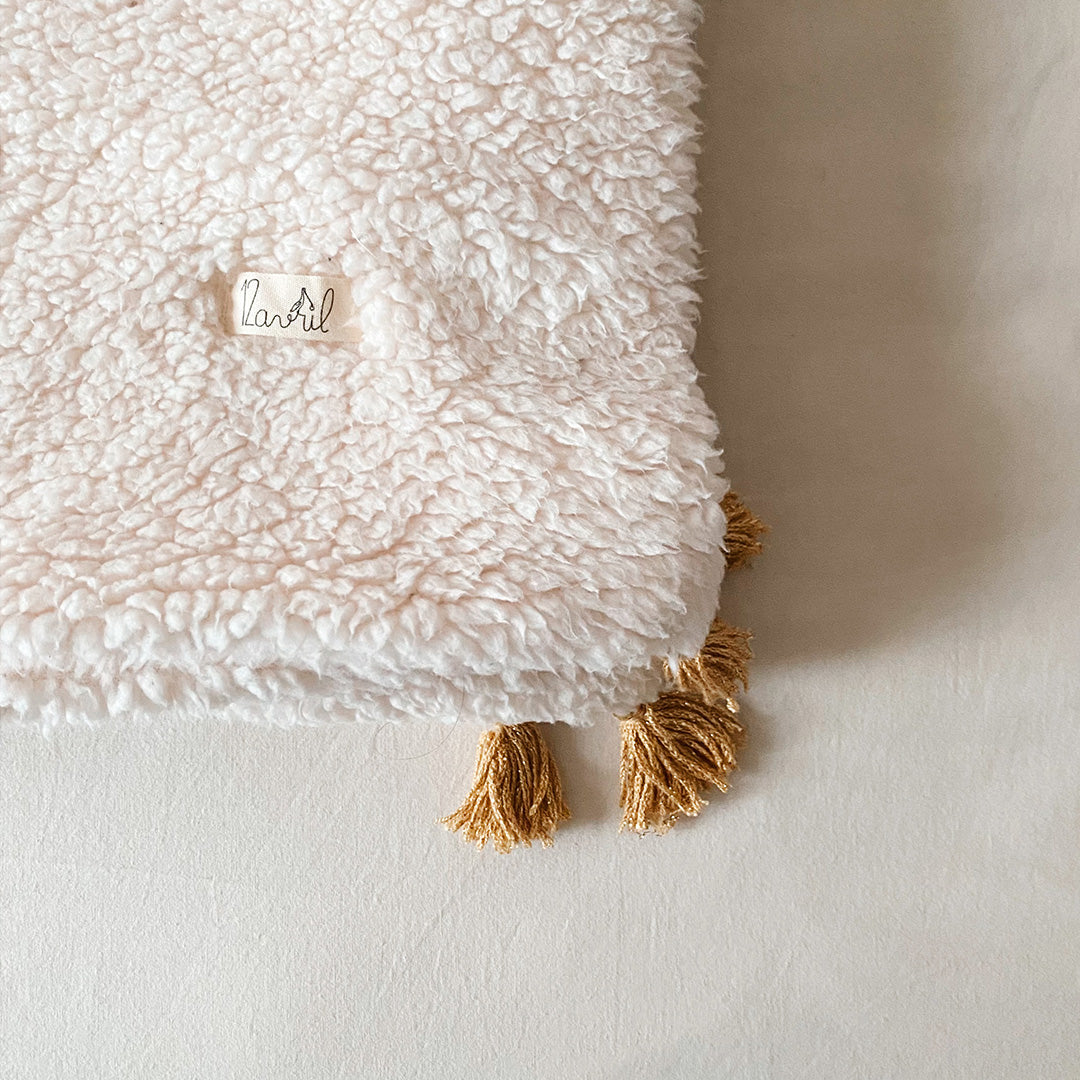 Couverture spéciale bébé d’hiver très chaude - double fourrure esprit mouton