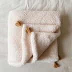 Couverture spéciale bébé d’hiver très chaude - double fourrure esprit mouton