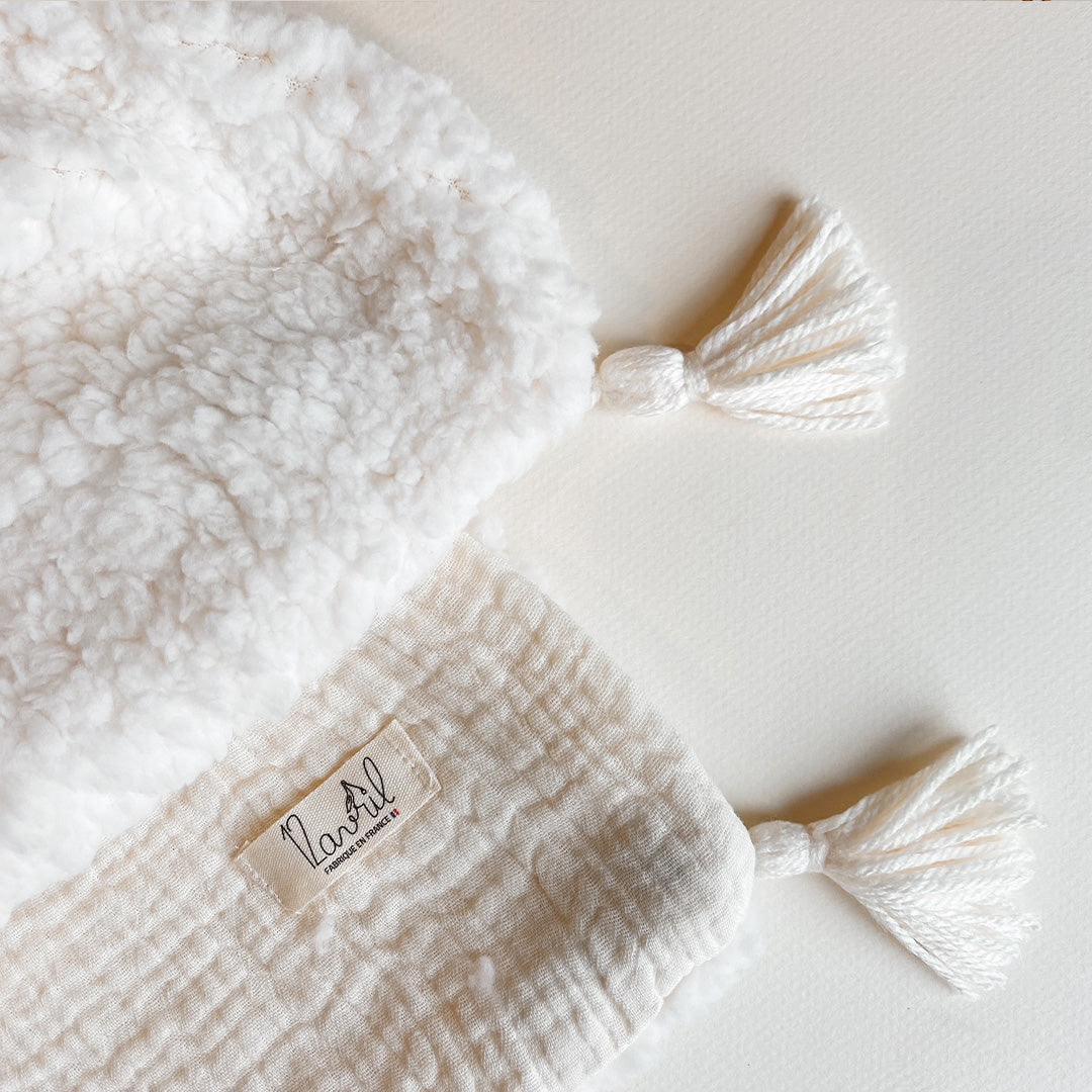 Ma première couverture unie - spéciale demie saison Sherpa