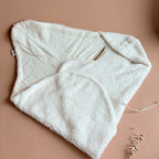 Couverture Spéciale Cosy - Gaze De Coton / Sherpa AVEC POMPON