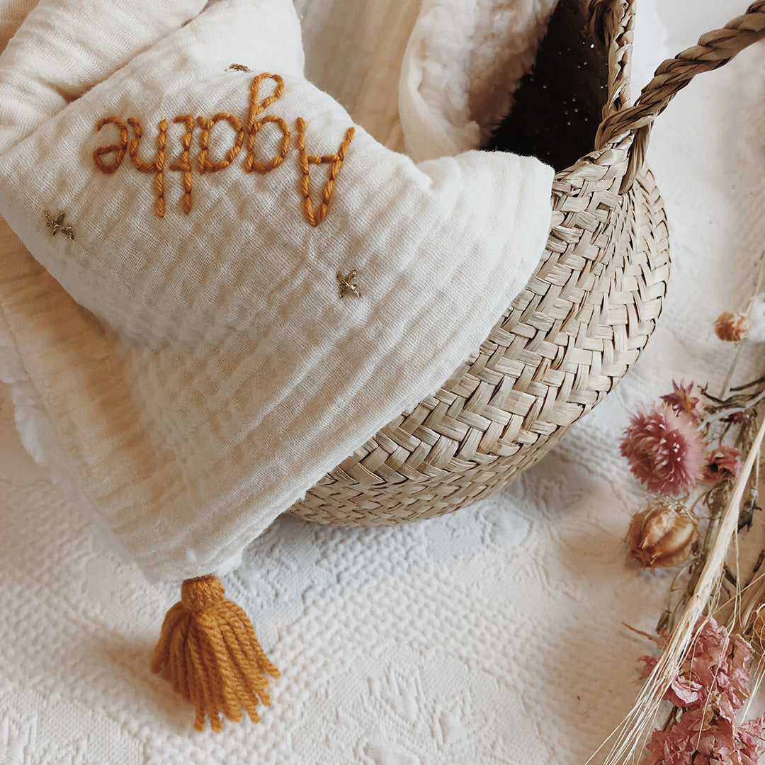 Ma première couverture unie - spéciale demie saison Sherpa