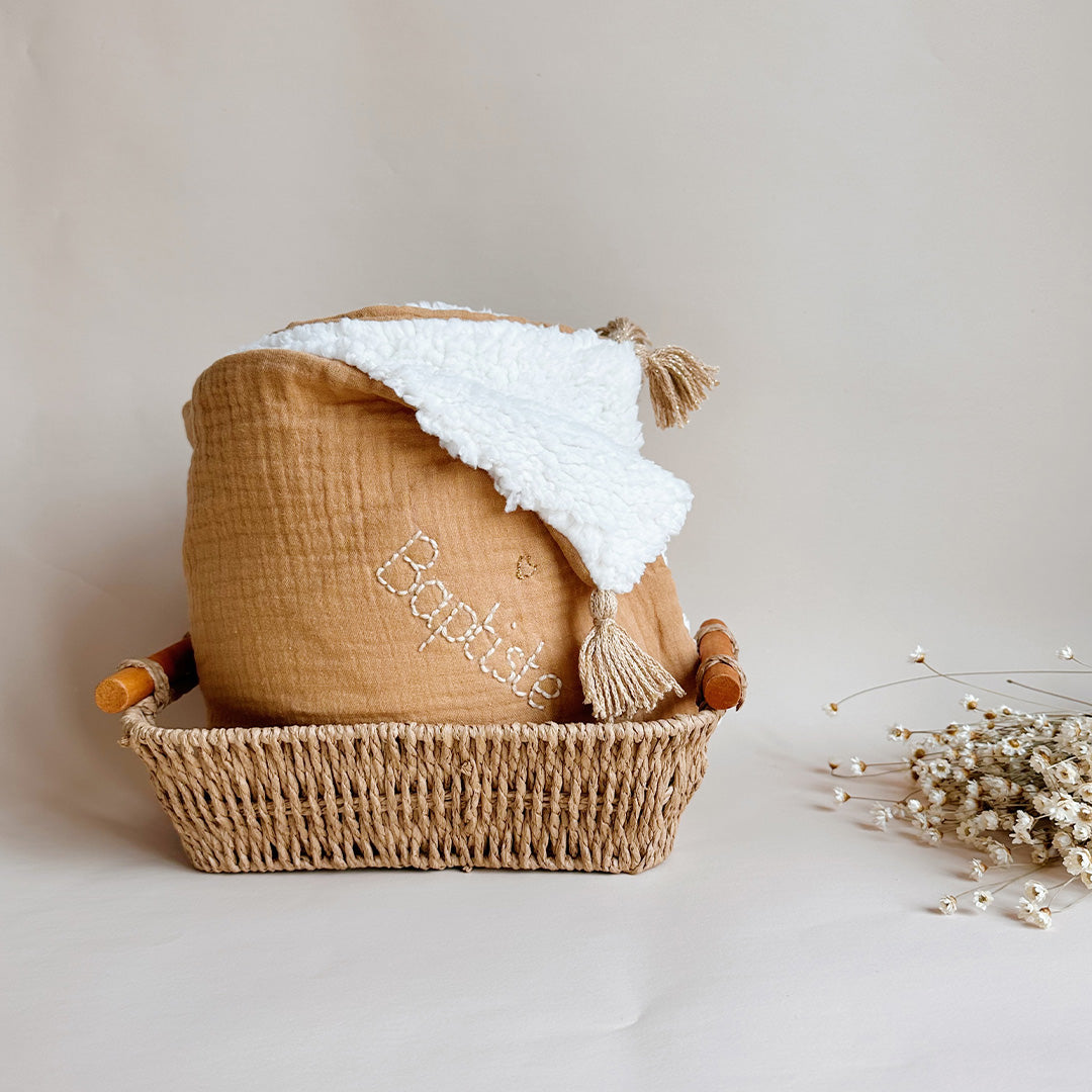 couverture bébé personnalisée 100% modèle unique