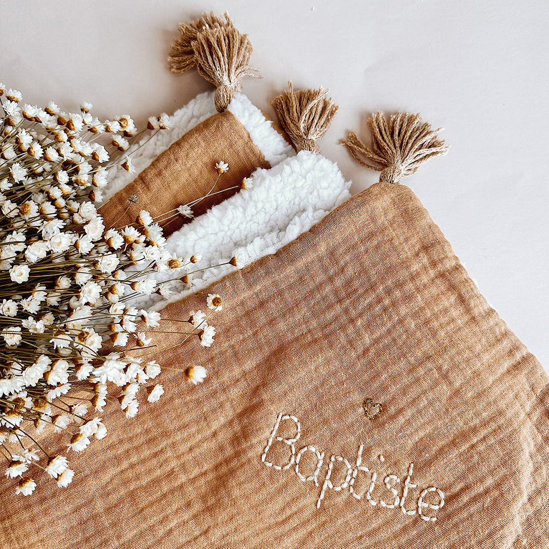 couverture bébé personnalisée 100% modèle unique