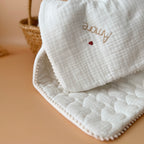 Couverture d'été unie en gaze de coton 100% matelassée ♡
