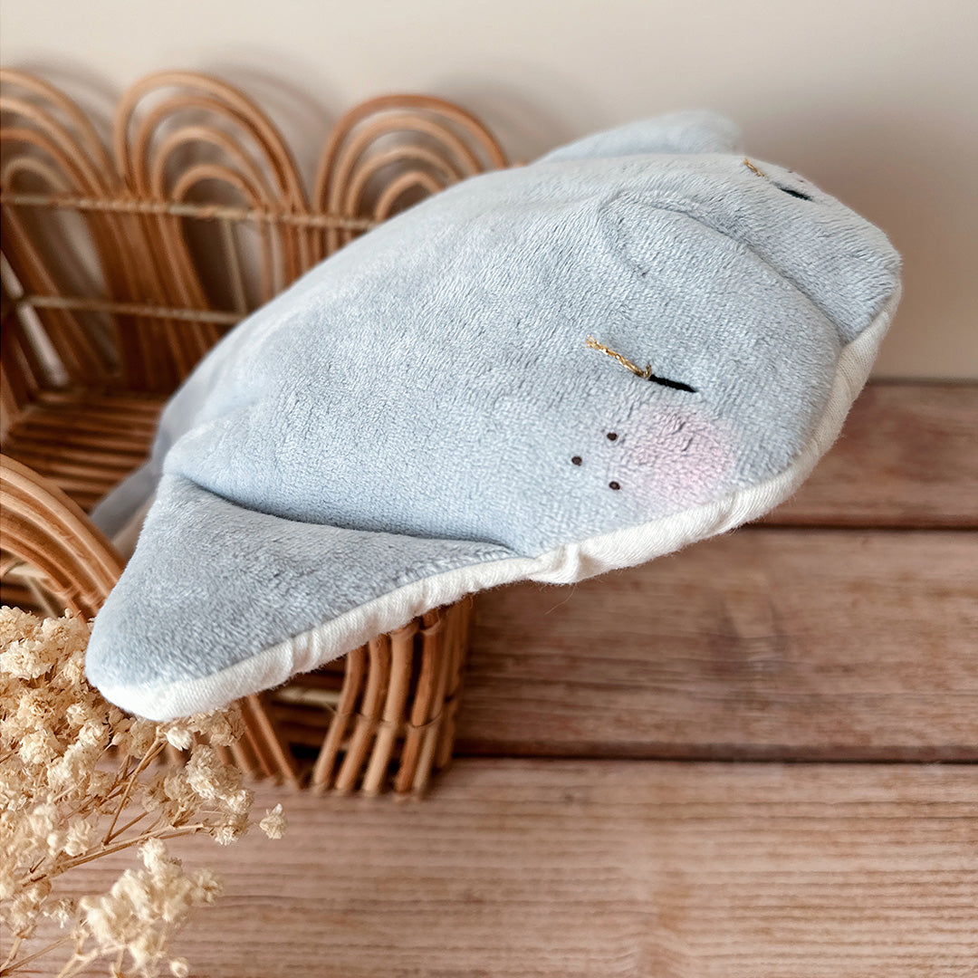 doudou baleine made in France personnalisé