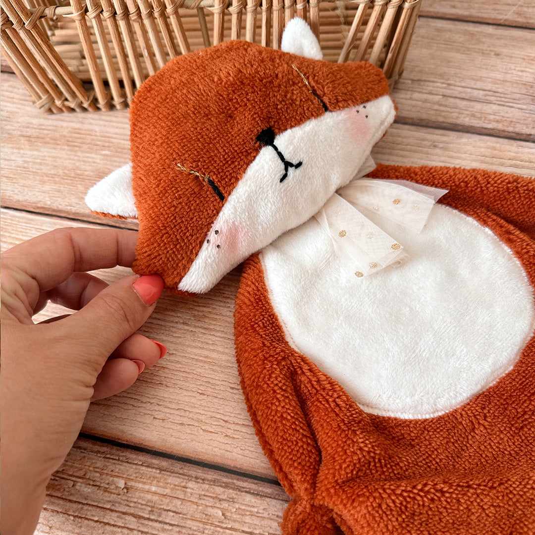 Doudou Renard  Mr Renardeau 100% fait main - Norme CE
