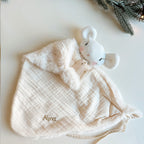 Doudou Léo le Souriceau - Souris d'hiver en fourrure