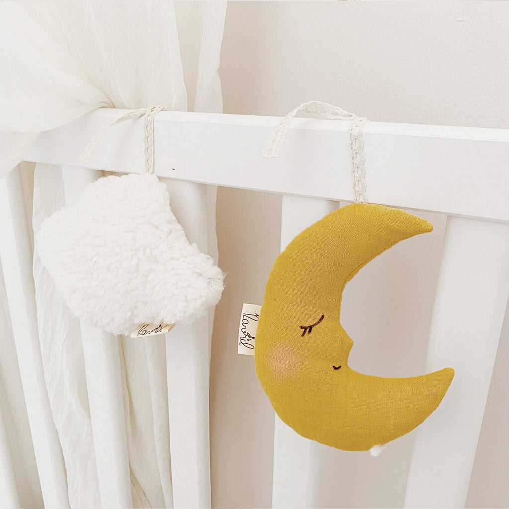 Hochet lune à suspendre