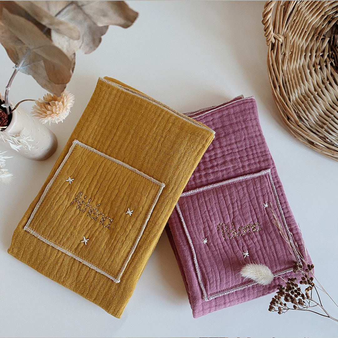 Lange - couverture d'été personnalisée - Coloris au choix