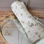 Maxi lange en gaze de coton -  Motif Fleuri vintage