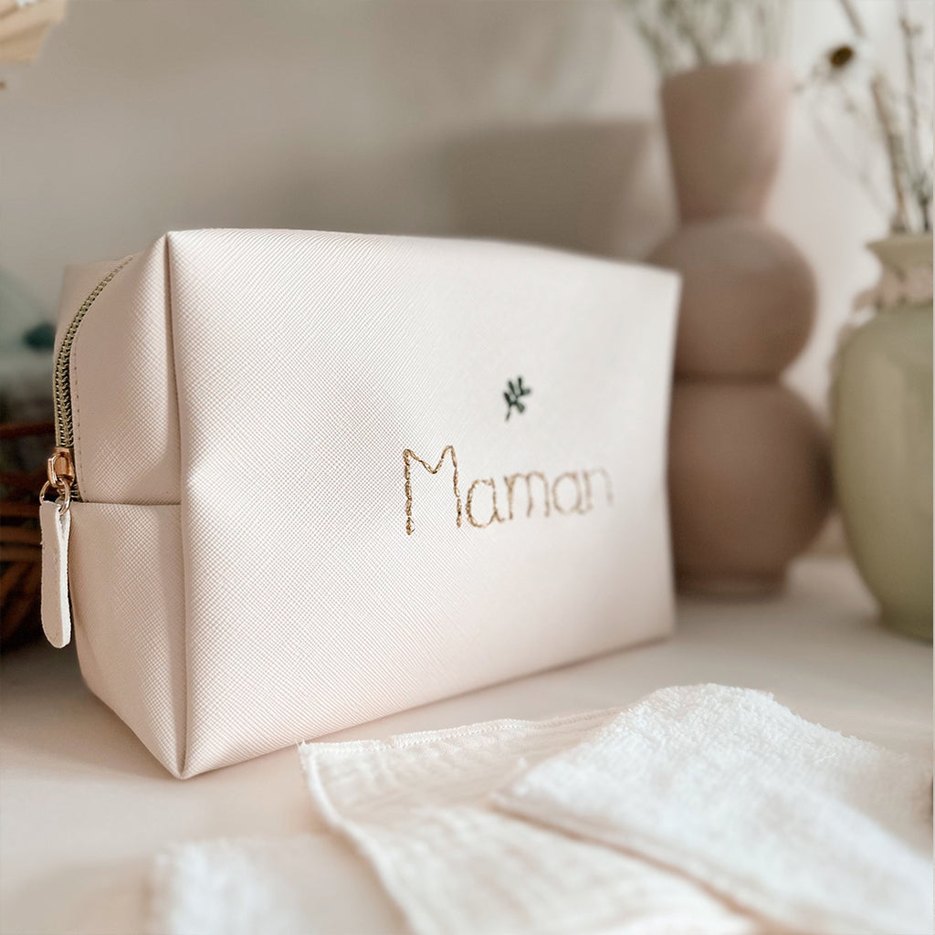 Ma petite trousse de toilette imperméable écrue