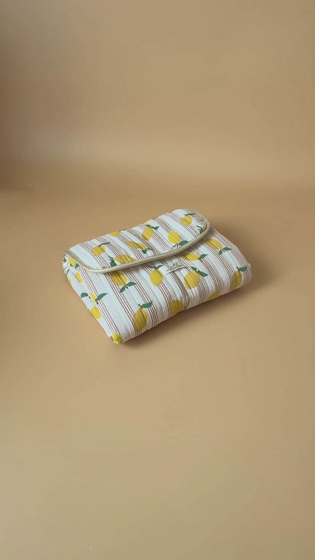 Matelas à langer nomade - Motif Fleuri