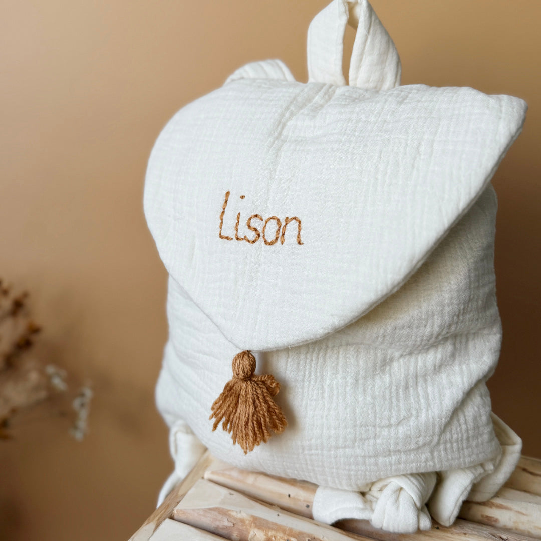 Mon premier sac à dos écru - Choix du coloris