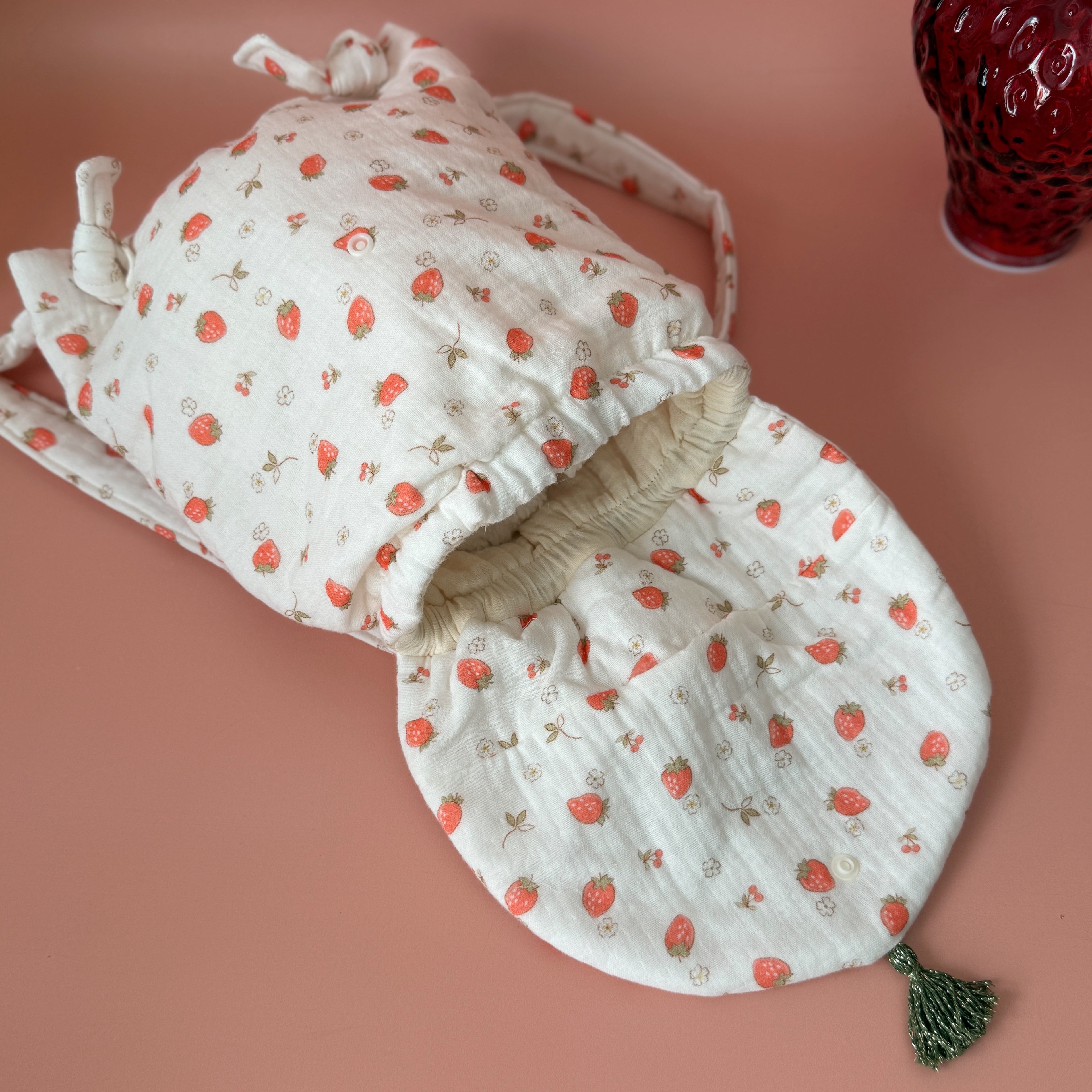 Mon premier sac à dos - Motif Fraises Cerises