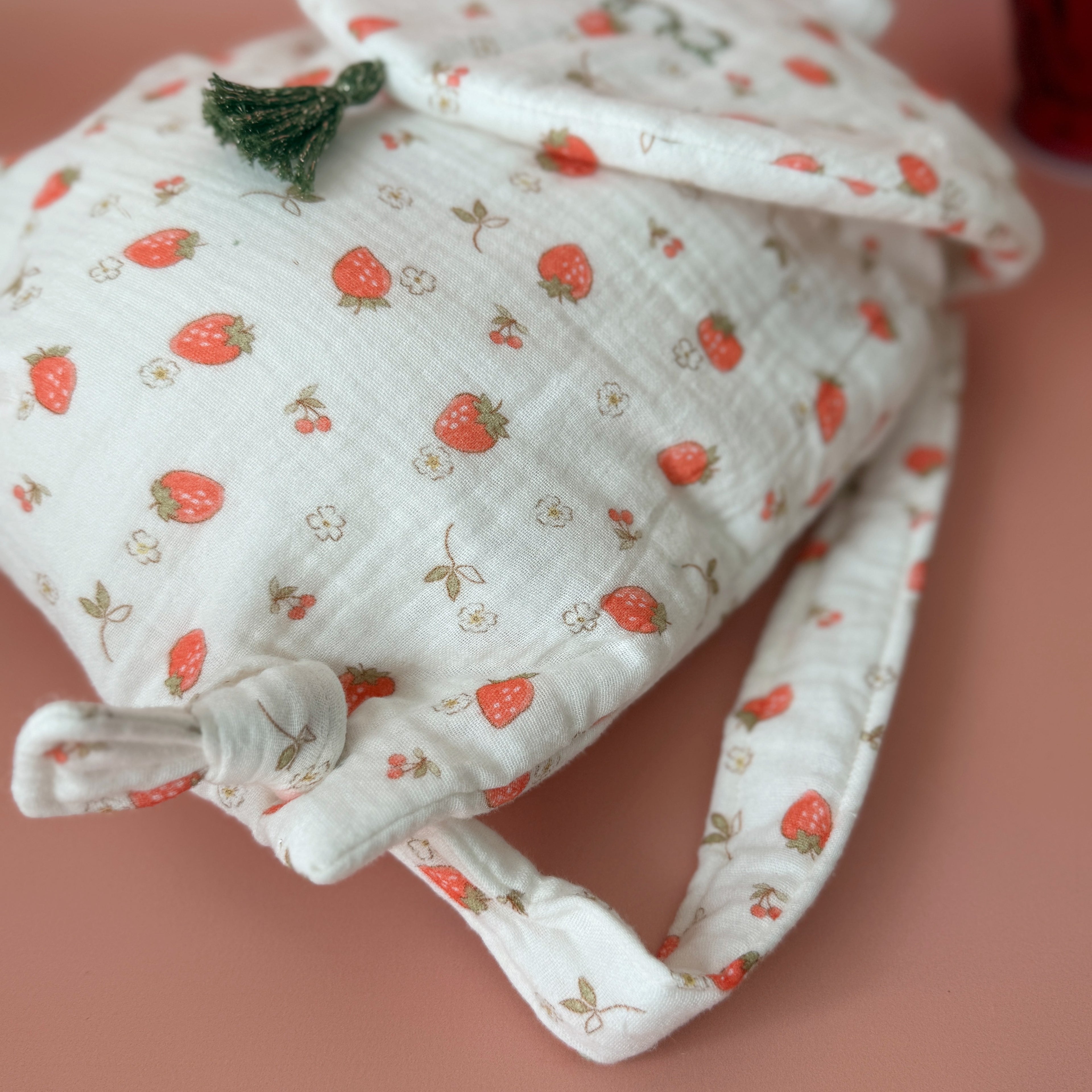 Mon premier sac à dos - Motif Fraises Cerises