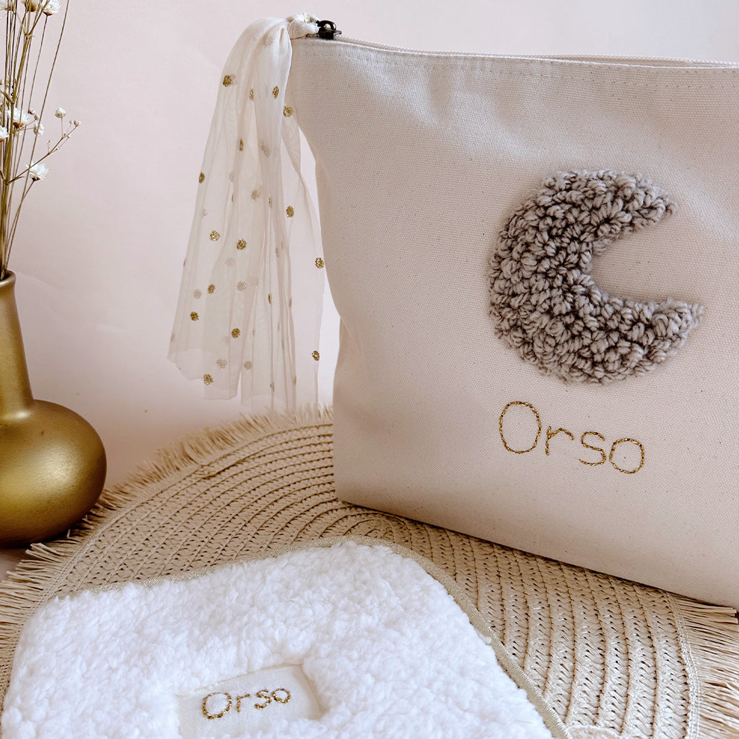 trousse de toilette personnalisable