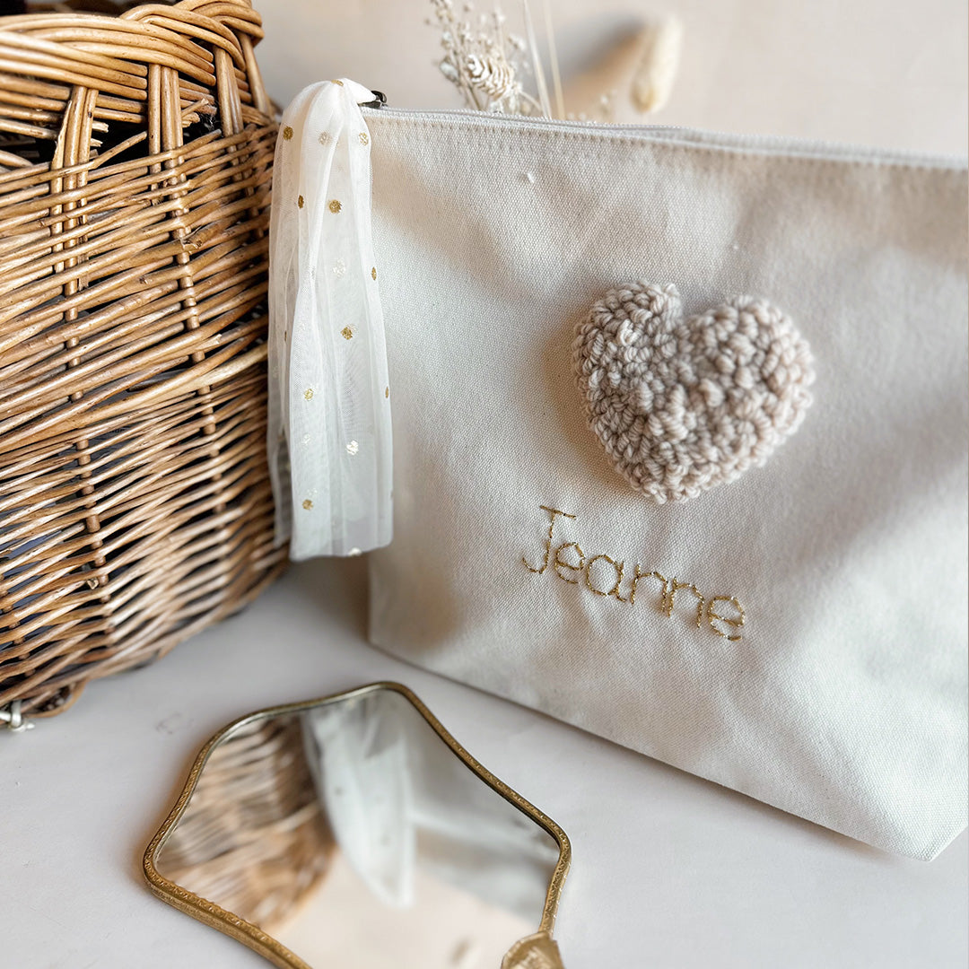 trousse de toilette personalisée