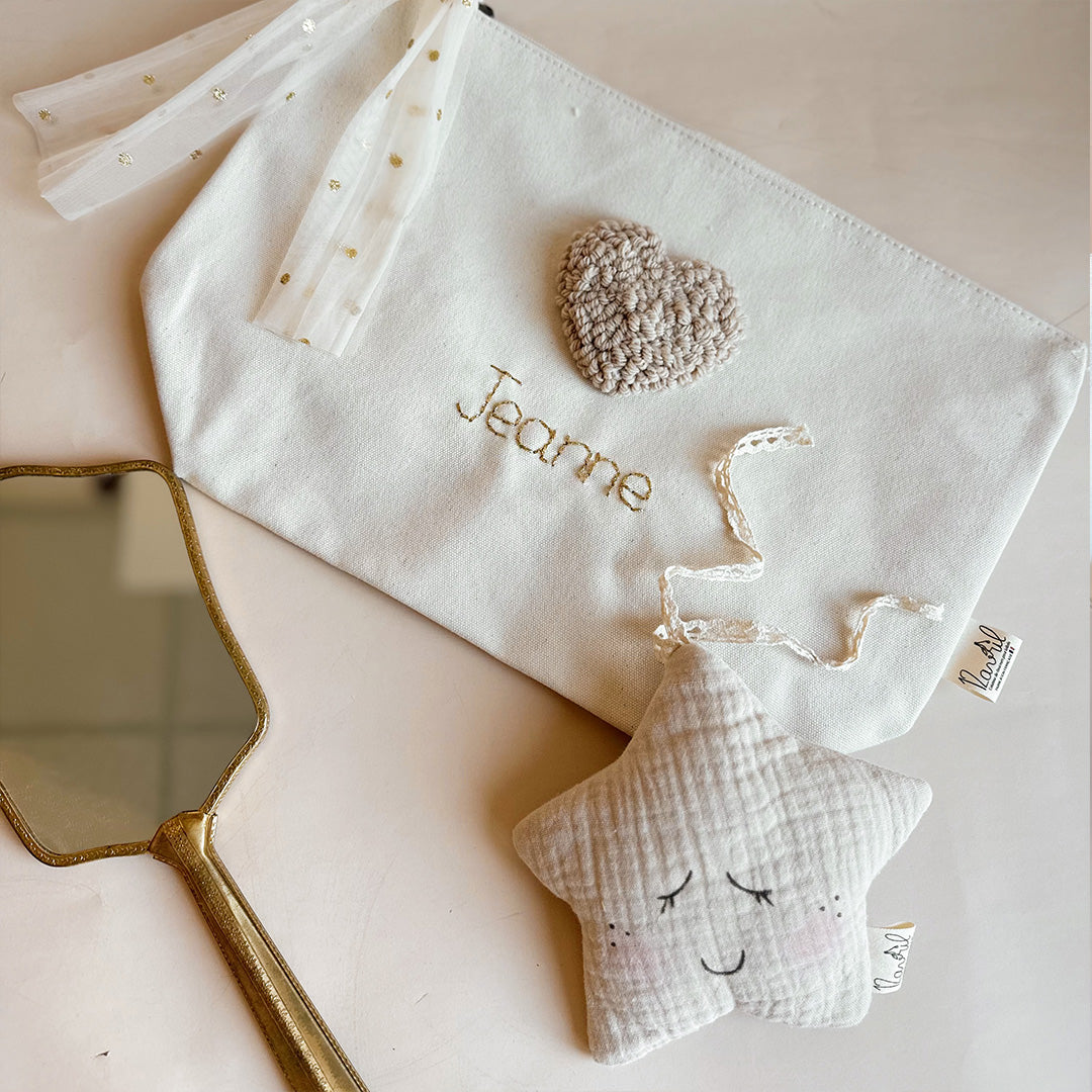 trousse de toilette personalisée