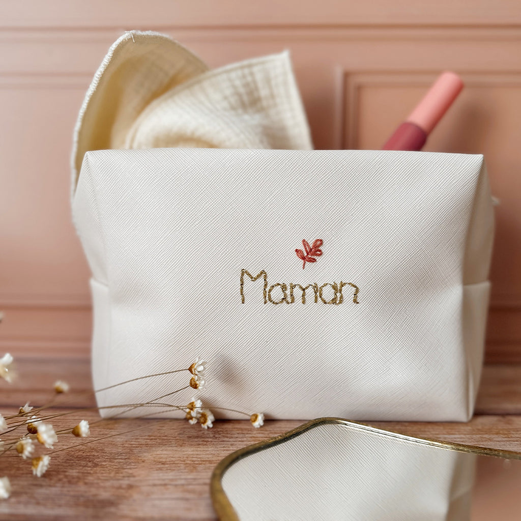 Ma petite trousse de toilette imperméable écrue