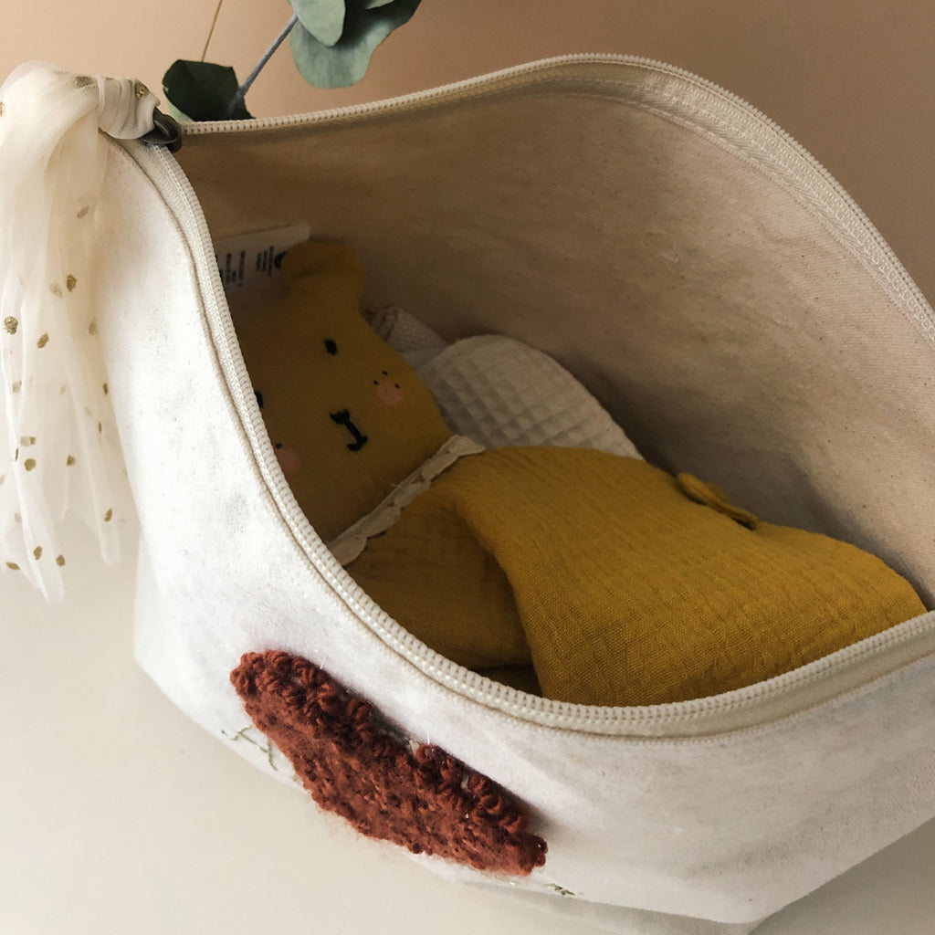 intérieur trousse de toilette personnalisable