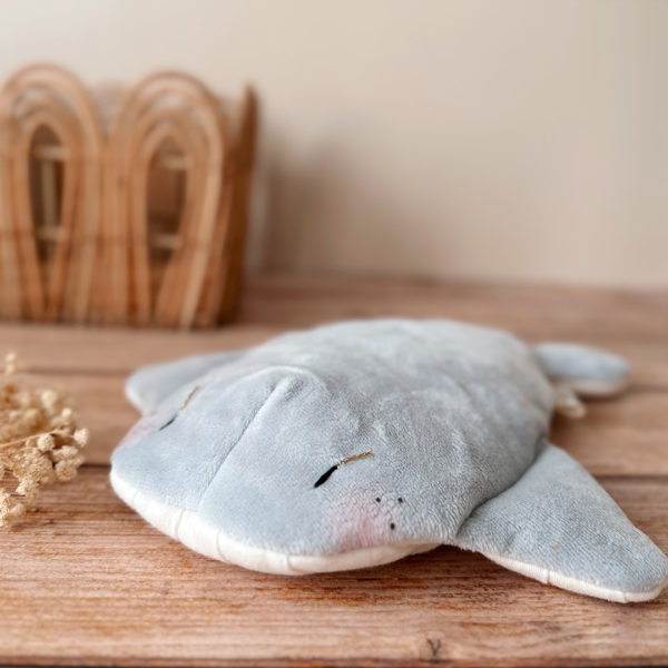 doudou baleine made in France personnalisé