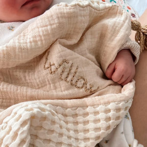 couverture bébé personnalisée 100% modèle unique