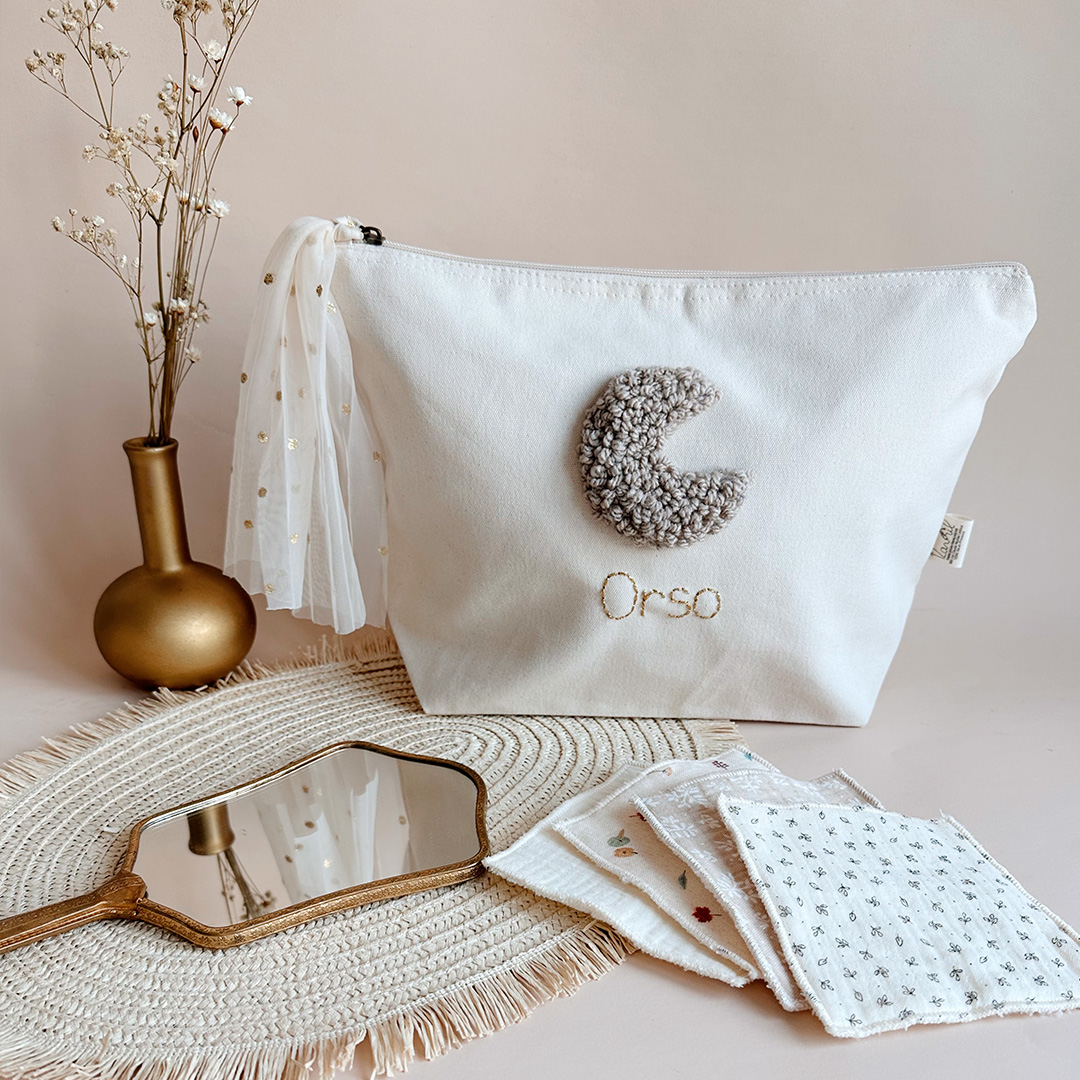 Nom Personnalisé Et Trousse De Toilette Initiale Pour Hommes, Trousse De Toilette De Voyage En Cuir En Toile Personnalisée, Sac De Kit De Rasage