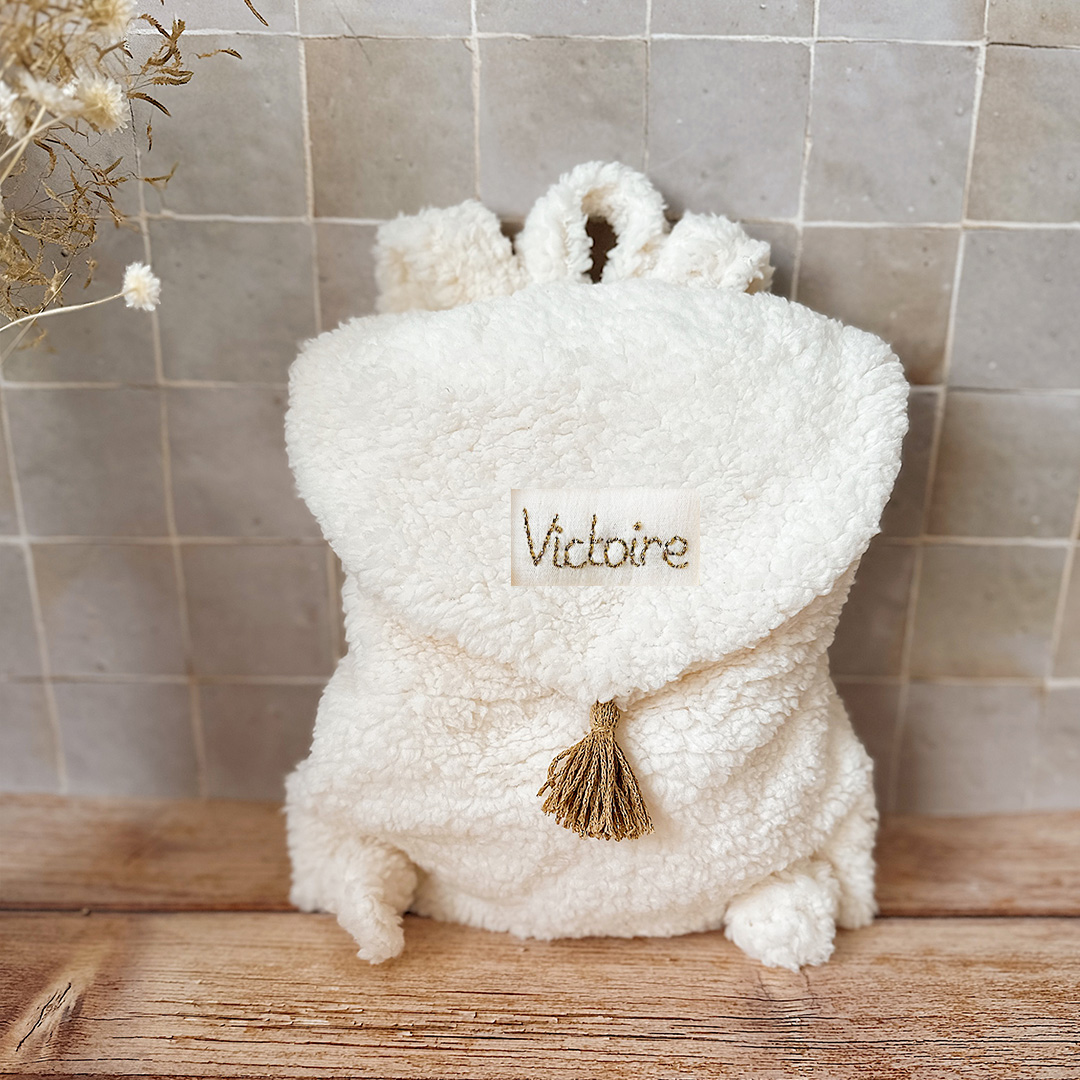 Mon premier sac à dos – Moumoute écru