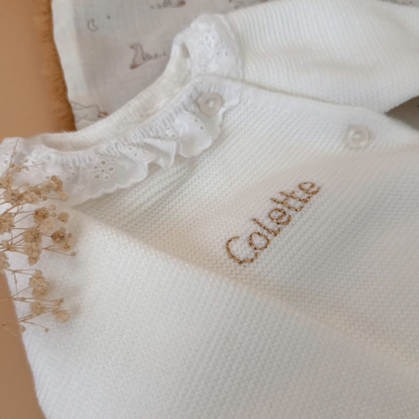 brassière de naissance personnalisée 12avril