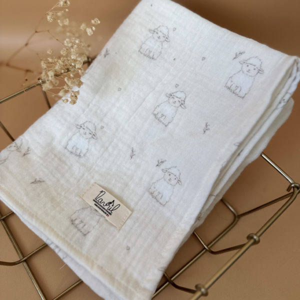 lange 12avril motif moutons