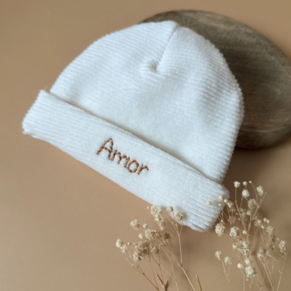 bonne de naissance en velours prénom brodé 12Avril 3